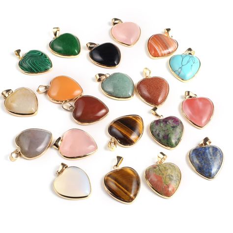 PRICES MAY VARY. Material:Mixed Colors Heart Shaped Crystal Stone Pendants Healing Chakra Reiki Gemstone Charms Types: Heart shape Size: 28x24x7mm Weight:7g Wide Application: Perfect for DIY jewelry making and hand crafts. You can use them to make bracelets, necklaces, earrings, anklets or other hand crafts! Creative Gift: You can use them with other jewellery findings to DIY your own jewelry. This will be your unique gift to friends or family! Note: You will receive real size product. The image Jewellery Findings, Hand Crafts, Pendant Heart, Jewelry Making Charms, Mixed Colors, Crystal Stone, Colorful Heart, Stone Pendant, Diy Jewelry Making