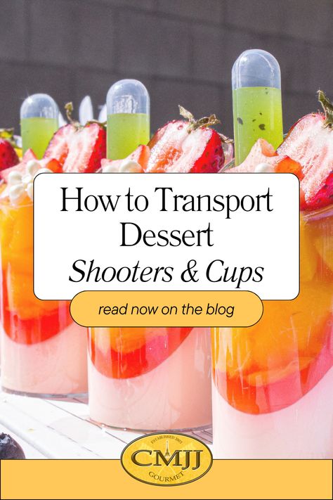 Dessert shooters and cups have become increasingly popular for parties, catering events, and even everyday enjoyment. But, how to transport dessert cups safely and hassle-free? Read on and find out! How To Transport Dessert Shooters, Dessert Shooters Wedding Recipe, Cookies And Cream Shooters, Cake Shooters Shot Glass Desserts, Fruit Shooters, Appetizer Shooters, Dessert Shooters Wedding, Strawberry Shooters, Shot Glass Appetizers