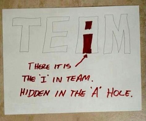 There's no 'I' in Team..Oh yeah?  Well someone found it!  Another pinner says... There is always one where you work.  LOL- Imgur Kaffe Humor, Grumpy Cats, I In Team, Humor Hilarious, Hilarious Humor, E Mc2, Hilarious Funny, In Your Face, Memes Humor