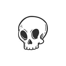 77 Clip Art Of Simple Skull Tattoo Designs Illustrations & Clip Art - iStock Tattoo Outline Designs, Skull Tattoo Outline, Simple Skull Tattoo, Tiny Skull Tattoos, Small Skull Tattoo, Skull Tattoo Designs, Simple Tats, Skull Hand Tattoo, Simple Skull