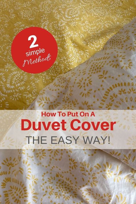 Here are two different methods for putting on a duvet cover the easy way! #duvet #duvetcover #duvetcoverhack #californiarole #duvetburitomethod #janhowell #duvetcovertip #duvetcoverapplication How To Style A Duvet, Easiest Way To Put On A Duvet Cover, Making A Duvet Cover, How To Put On A Duvet Cover Easy Video, Easy Way To Put On Duvet Cover, How To Insert Duvet Into Cover, How To Use A Duvet Cover, How To Put Duvet Cover On Comforter, How To Put On A Duvet Cover Easy