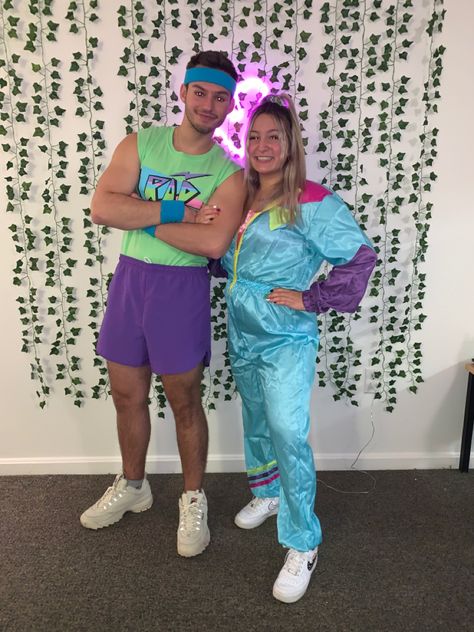 Barbie Party Outfit Men, 80s Gym Outfit Men, 80 Party Ideas 80s Theme Outfit, 90’s Outfits Men, Workout Barbie Costume, Barbie And Ken Halloween, Ken Halloween Costume, Halloween Costume Barbie, Workout Outfits Men