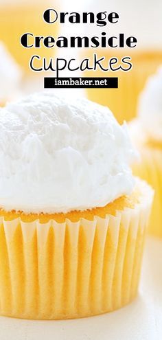 These cupcakes are easy enough to do and have a really wonderful citrus flavor. I give options for maximizing the orange flavor with extracts or pure orange juice, so you can really customize it to fit your tastes! I have also paired these cupcakes with a Vanilla Buttercream, but you can certainly use Whipped Topping or something lighter during hot summer months. No matter what you do, these cupcakes are sure to impress! Perfect as summer dessert! Summer Cupcakes, Orange Cupcakes, Easy Cupcakes, Orange Creamsicle, Yummy Cupcakes, Summer Dessert, Vanilla Buttercream, Whipped Topping, Savoury Cake