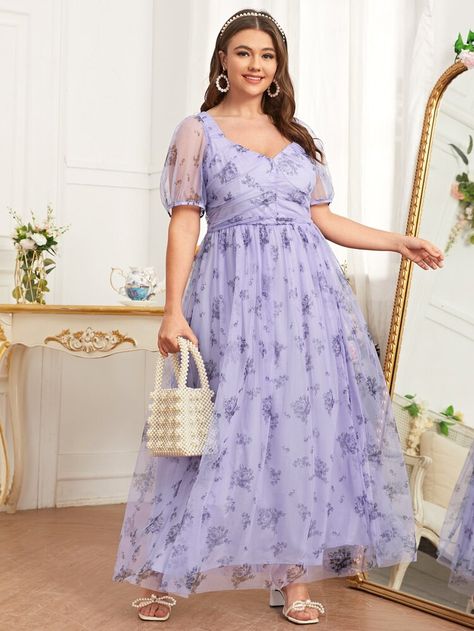 Lilac Dress Long, Lavender Dress Casual, Vestido Color Lila, Lilac Purple Dress, Purple Dress Casual, Ruched Mesh Dress, Mom Dresses, Purple Formal Dress, Easter Dresses For Women