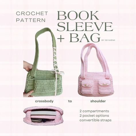 Knitted Book Bag, Crochet Book Bag Pattern, Crochet School Ideas, Crochet Back To School Ideas, Back To School Crochet Ideas, Crochet Big Bag, Book Bag Crochet, Crochet School Bag, Big Crochet Bag