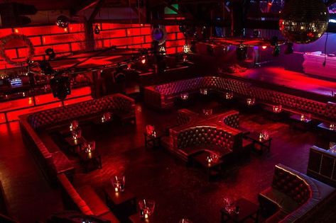 Ela Mai, Red Playroom, Bar Lounge Design, Rooftop Restaurant Design, Night Club Aesthetic, Nightclub Aesthetic, Nightclub Design, Meatpacking District, Vip Room