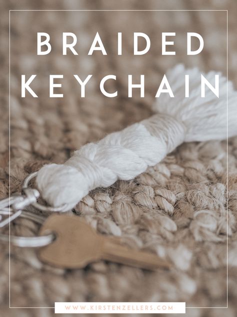 Braided Keychain Diy, Braided Keychain, Kirsten Zellers, Keychain Tutorial, Diy Braids, Old Shoes, Fashion Tutorial, Easy Braids, Diy Keychain