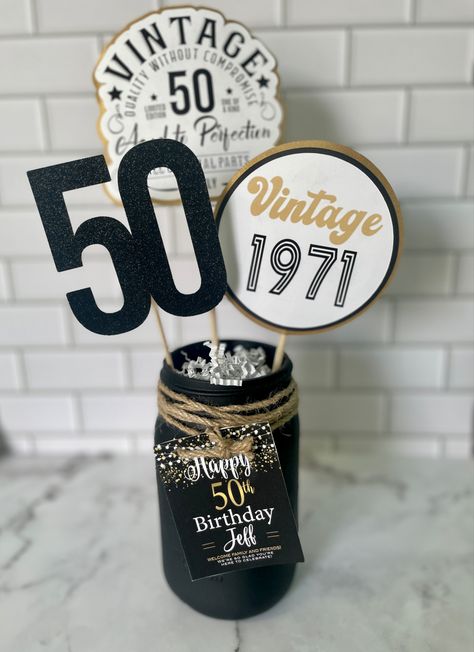 50th Birthday Party Centerpieces, 50th Birthday Table Decorations, 60th Birthday Centerpieces, 50th Birthday Party Ideas For Men, 50th Birthday Centerpieces, 50th Birthday Men, 70th Birthday Decorations, 50th Birthday Party Decorations, Birthday Table Decorations