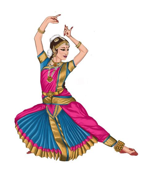 Bharat Natyam Painting, Bharatnatyam Poses Drawing, Bharatanatyam Poses Painting, Bharatanatyam Poses Drawing, Barathanatiyam Pose Drawing, Baratham Drawings, Bharthanatyam Poses Drawing, Baratham Poses, Traditional Dances Of India