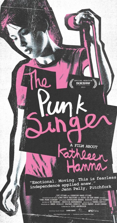 Diez peliculas feministas - Netflix Punk Singer, Kathleen Hanna, Music Documentaries, Punk Poster, Arte Punk, Punk Design, Septième Art, Punk Art, Riot Grrrl