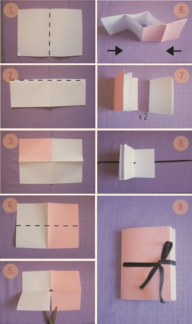 Creative Booklet Ideas, Diy Booklet Ideas Projects, How To Make A Little Book, Diy Booklet Ideas, Origami Notebook, Diy Booklet, Wedding Booklet, Make A Closet, Mini Booklet