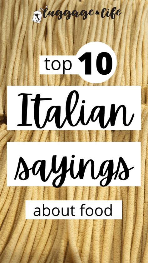 Pasta Quotes Italian, Italian Food Captions Instagram, Italian Food Tattoo, Cute Italian Quotes, Italy Quotes Italian Words, Restaurant Quotes Food, Italian Sayings With Translation, Short Italian Quotes, Italian Sayings Quotes