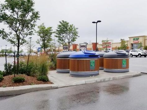 Installation of an underground waste collection system was underway in downtown Raleigh on Tuesday. Garbage Collection, Trash Containers, Downtown Raleigh, Dumpsters, Waste Container, Waste Collection, Old Street, Master Plan, Urban Area