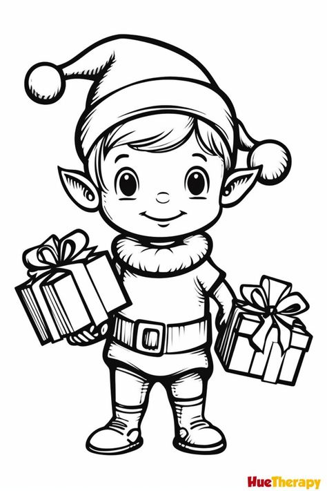 11 Free Printable Christmas Elf Coloring Pages for Kids Elf Colouring Pages, Cute Christmas Elf Drawing, Elf Pictures Free Printables, Elf Drawing Christmas, Elfs Drawing, Christmas Colouring Printables Free, Elf Coloring Pages Free Printable, Santa Coloring Pages Free Printable, Cute Elf Drawing