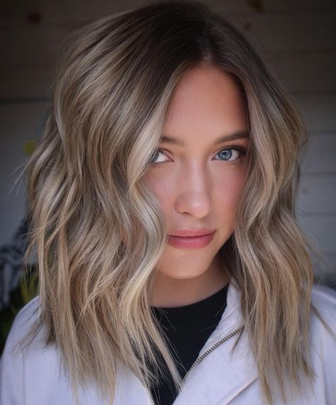 Lived-In Dishwater Blonde Balayage Natural Dark Blonde Hair, Dirty Blonde Hair Ideas, Dishwater Blonde, Dirty Blonde Hair Color Ideas, Natural Dark Blonde, Cool Blonde Hair Colour, Fall Blonde Hair, Dark Blonde Hair Color, Blonde Hair Transformations