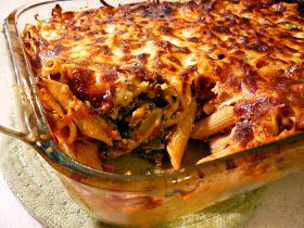 Spinach Baked Ziti, Great Pasta Recipes, Easy Baked Ziti, Spinach Bake, Baked Ziti Recipe, Spinach Mushroom, Baked Ziti, Spinach Stuffed Mushrooms, Chic Shop