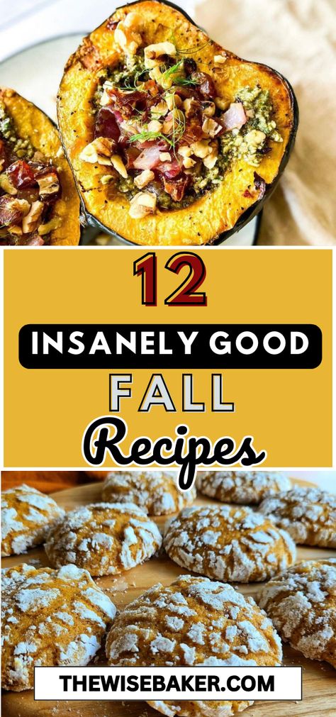 12 Best Fall Recipes to Celebrate the Season – The Wisebaker New Fall Recipes, Cinnamon Delights, Autumn Stew, Fall Cooking Recipes, Hearty Soups And Stews, Best Fall Recipes, Delicious Fall Recipes, October Recipes, Easy Fall Recipes