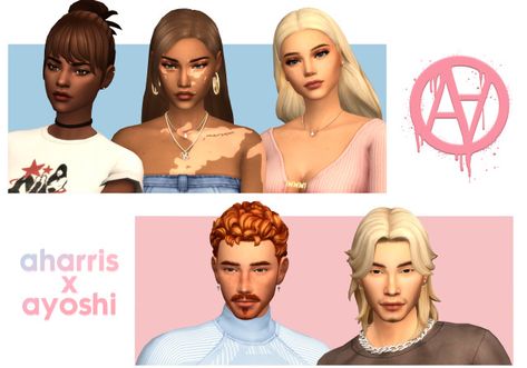 Public 10-27 Monet Hair Products, Lux Skins, Lux Hair, Sims 4 Black Hair, Sleek Bun, Sims 4 Mm, Sims Four, Sims 4 Cc Packs, Cargo Khaki