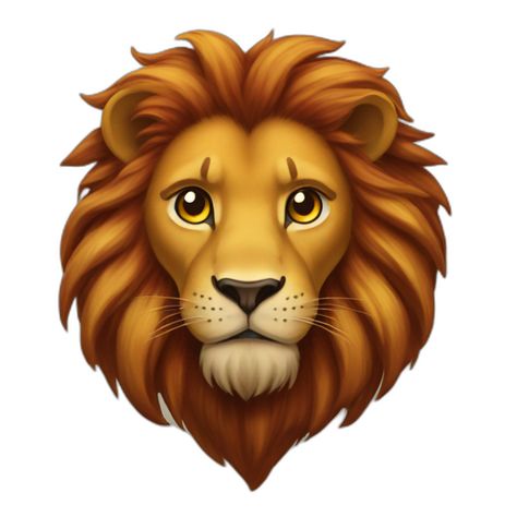 Lion Emoji Iphone, Fire Emoji Png, Lion Emoji, Emoji Crown Png, Animal Emoji, Emoji Generator, Ios18.1 Emoji, Lion Png, Discord Emojis