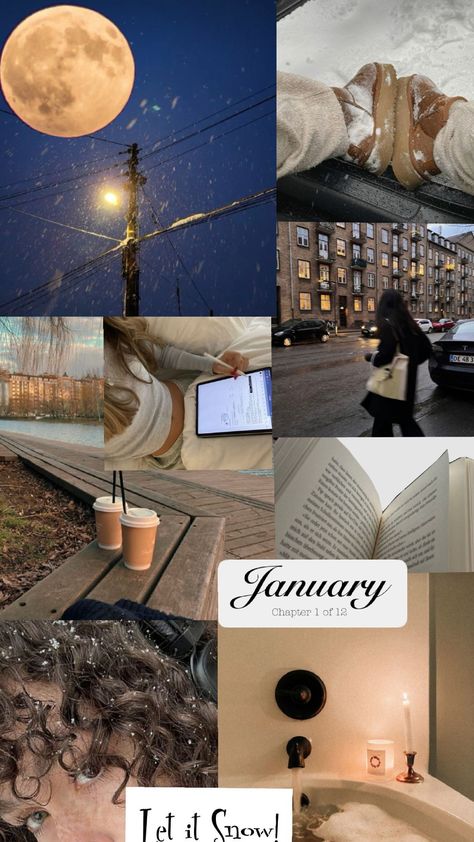 #months aesthetics #january #✨🫶🤍 January Girl Aesthetic, January Aesthetic Collage, January Core, New Month Aesthetic, January Aesthetic Month, Happy Birthday January, January Vibes, January Aesthetic, January Mood