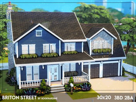 Sims 3 Houses, Sims3 House, Ts4 Builds, Sims 4 Houses Layout, The Sims 4 Lots, Sims 4 Kitchen, Sims Inspiration, Sims Houses, Sims Builds