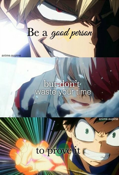 My Hero Academia Quotes, Bakugo Todoroki, Hero Quotes, Anime Love Quotes, Mha Stuff, Bakugou Manga, Manga Quotes, Villain Deku, Anime Quotes Inspirational