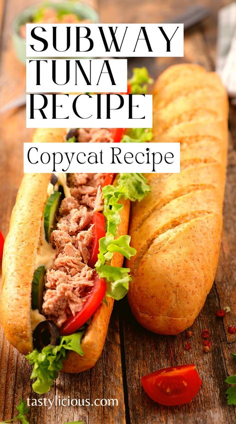 Subway Tuna Sandwich Recipe | healthy tuna sandwich subway | subway tuna recipe copycat | best subway tuna recipe | subway tuna fish recipe | subway tuna sandwich copycat recipe | how to make subway tuna recipe Tuna Fish Recipe, Subway Tuna, Healthy Tuna Sandwich, Tuna Sandwich Recipe, Best Tuna Sandwich, Tuna Sandwich Recipes, Tuna Fish Sandwich, Best Tuna Salad Recipe, Tuna Recipe