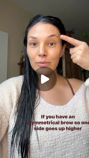 How To Fix My Eyebrows, Asymmetrical Eyebrows, One Eyebrow Higher Than The Other, How To Fix Asymmetrical Face, Asymmetrical Face, How To Raise One Eyebrow, Massages For Symmetrical Face, Facial Massage For Asymmetrical Face, Face Yoga For Symmetrical Face