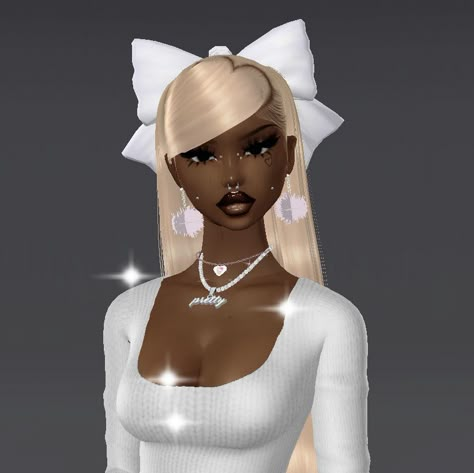 Imvu Black Girls Avatar Ideas, Black Imvu Girl, Imvu Poses, Imvu Hairstyles, Imvu Makeup, Everskies Y2k, Imvu Fits, Imvu Avi, Imvu Characters