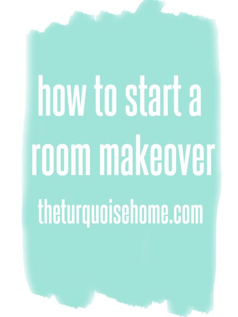 Most people just jump into a room makeover with a gallon of paint and a vague idea. But there's more to renovating and updating a room than just getting started. You need a plan. Here are six ways to start a room makeover before you ever pick up a paint brush. | TheTurquoiseHome.com Farmhouse Side Table, Laundry Room Makeover, My New Room, Household Hacks, Ux Design, Decorating Tips, Bedroom Makeover, Room Makeover, Home Remodeling