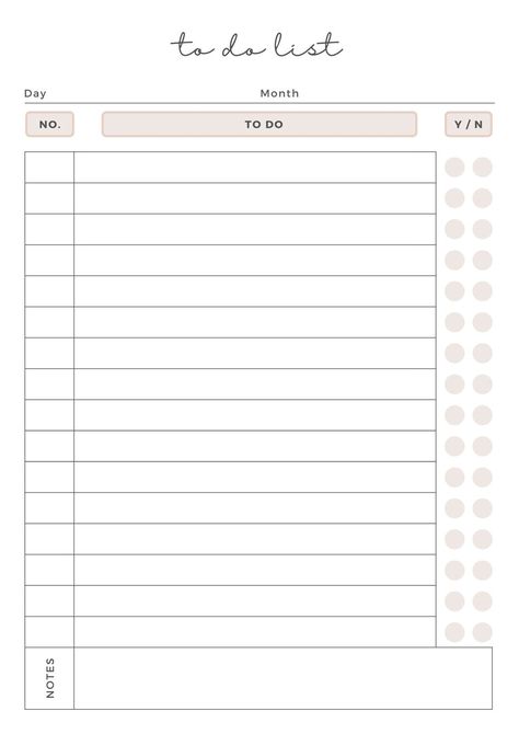 Minimal To Do List Planner - Templates by Canva Minimal To Do List, Reading Journal Printable, Free Planner Pages, Planner Minimal, Do List Planner, To Do List Planner, Study Planner Printable, List Planner, Daily Planner Pages