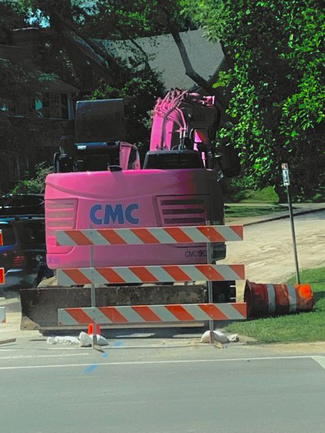 Construction Aesthetic, Under Construction Sign, Pink Construction, Art Sites, Work Week, Construction Site, 2024 Vision, Summer 2024, Under Construction