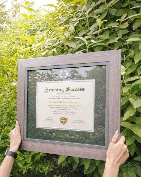 YOU GRADUATED! 🎓🎉 Now what? Commemorate it with a Framing Success diploma frame, of course! 🛍️ ➡️ framingsuccess.com - - #highschool #college #graduation #grad #graduate #classof2023 #classof2022 #gradschool #senioryear #diploma #degree Graduation Certificate Frame, Degree Frame Ideas, Diploma Display, Degree Display, Degree Frame, Chic Office Decor, Graduation Diploma, Certificate Frames, Vet School