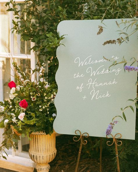 Whimsical Wedding Welcome Sign, Green Wedding Aesthetic, Green Wedding Stationery, Wedding Entrance Sign, Fern Wedding, Sage Wedding, Wedding Entrance, Green Wedding Invitations, Sage Green Wedding