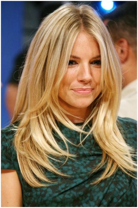 15 photos long hairstyles that frame your face , #long #hairstyle #reference long hairstyle reference Sienna Miller Hair, Balayage Straight Hair, Long Layered Haircuts, Ombré Hair, Blonde Hair With Highlights, Sienna Miller, Long Blonde, Hairstyles Long, Long Layered Hair