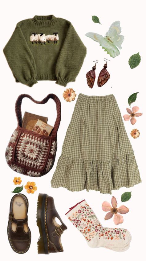 Complete Cottage Core Vibes Cottagecore Outfits, Earthy Outfits, Funky Outfits, Modest Clothing, Swaggy Outfits, Mode Inspo, Outfit Inspo Fall, Really Cute Outfits, Dress Code