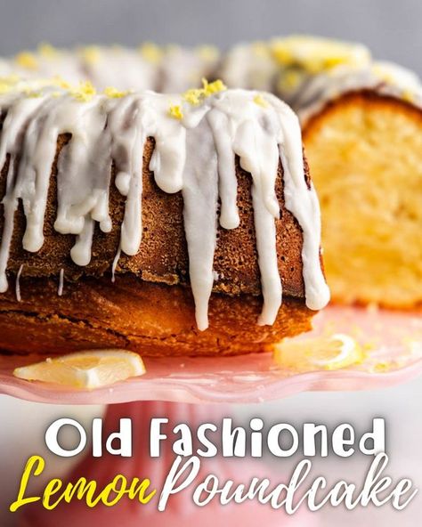 Recipes Moist Lemon Pound Cake, The Stay At Home Chef, Tube Pan, Stay At Home Chef, Lemon Glaze, Lemon Pound Cake, Home Chef, Bundt Cake, Pound Cake