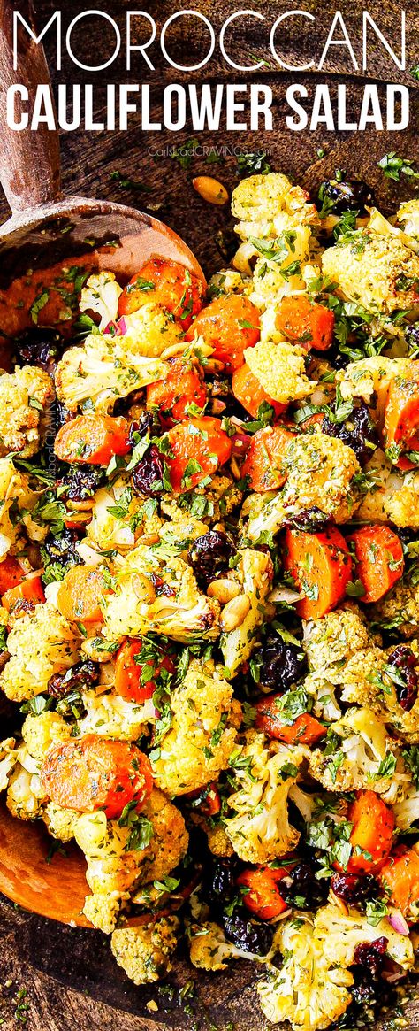 Salad Cauliflower, Pizza Cauliflower, Cauliflower Roasted, Recipes Cauliflower, Roasted Cauliflower Salad, Carlsbad Cravings, Cauliflower Salad, Cabbages, Pasta Salad Recipes