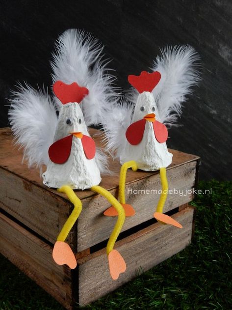 DIYs to do at Home for kids Påskeaktiviteter For Barn, Diy – Velikonoce, Easter Board, Chicken Crafts, Egg Carton Crafts, Easter Decorations Kids, Kids Outdoor, Easter Crafts For Kids, Church Decor