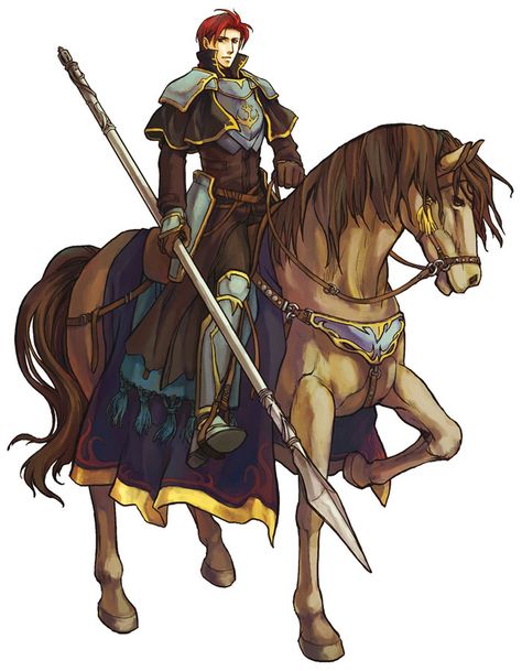 Fire Emblem: The Sacred Stones: Seth Knight On Horse, Silver Knight, Fire Emblem Games, Fire Emblem Characters, Fire Emblem Awakening, Fire Emblem Heroes, Sacred Stones, Game Character Design, Small Art