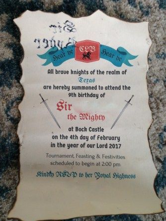 Knight Birthday Party Invitations, Castle Theme Classroom, Dragon Birthday Party Invitations, Knight And Dragon, Kingdom Keepers, Knight Birthday, Knight Birthday Party, Birthday Party Invitations Diy, Ninth Birthday