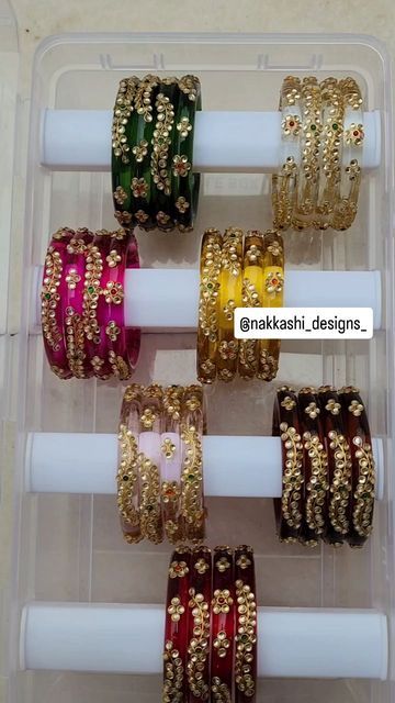 Crystal bangles | Glass bangles Glass Bangles Indian, Cotton Dress Indian, Hand Pic, Glass Bangles, Girl Hand, Crystal Bangle, Dress Indian, Cotton Dress, Cotton Dresses