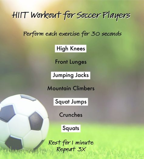 Core Workout For Soccer Players, Soccer Summer Workout, Endurance Training For Soccer, Soccer Strength Training, Soccer Endurance Training, Soccer Running Workout, Soccer Training Drills For Kids, Soccer Conditioning Workouts Running, Soccer Fitness Workouts