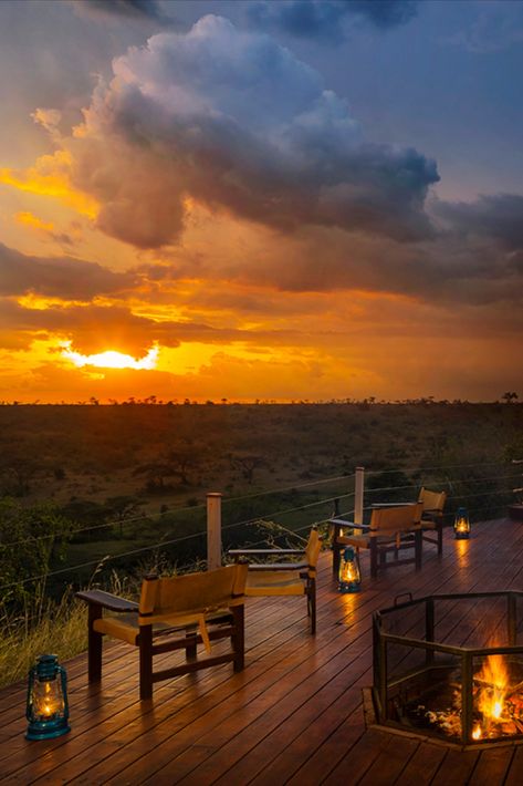 Deck Painting, African Vacation, African Lodges, Beautiful Place In The World, Safari Camp, Safari Vacation, Tanzania Travel, Kenya Safari, African Travel