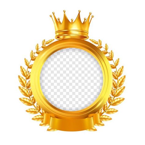 Gold round frame decorated by laurel wre... | Free Vector #Freepik #freevector #frame #design #crown #wreath Craft Beer Shop, Crown Frames, Telefon Pintar, Beer Shop, Photo Collage Design, Frame Logo, Photo Frame Design, Logo Floral, Photo Logo Design