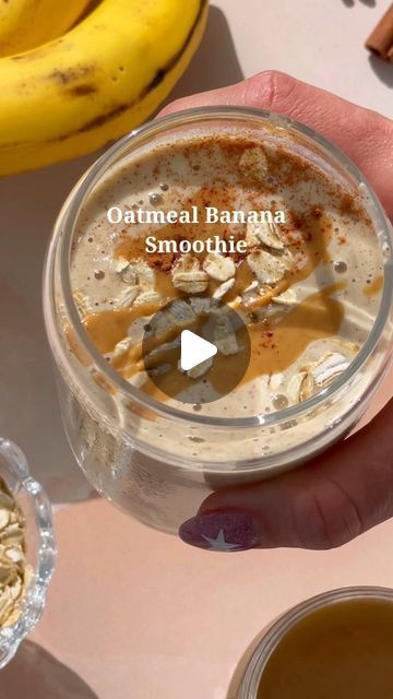 Health Empowers You on Instagram: "Let's do another smoothie! 🍌 Look no further! Introducing Oatmeal Banana Smoothie! 🥣✨ Omg, it is so amazing!  Follow along for the recipe   Over 200 hundred more recipes   Trust me, you NEED to make this ASAP - it's like a party in your blender! 🎉 Who knew getting your daily oats could taste this good? 😋   ENJOY!   #healthyeating #Oatmeal #healthy #Treats #healthylifestyle #bananas #foodporn #peanutbutter #healthyliving #smoothie #healthyrecipe #healthyfood" 31 Daily Recipes, Oats Smoothie Recipes, Banana Oat Smoothie, Oatmeal Healthy, Free Smoothie Recipes, Almond Milk Recipes, Oatmeal Banana, Almond Smoothie, Weekday Breakfast