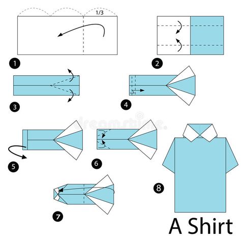 Origami Tie, Origami Clothing, Origami Clothes, Origami Shirt, Origami Step By Step, Shirt Tutorial, Cute Paper, Creative Gifts For Boyfriend, Paper Origami