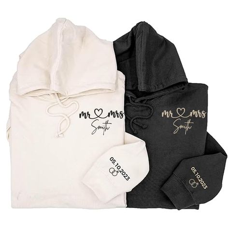 Hoodies For Boyfriend, Hoodies For Couples, Matching Hoodies For Couples, Make Your Own Shirt, Matching Hoodies, Matching Sweatshirts, Couples Sweatshirts, Pretty Shirts, Couples Hoodies