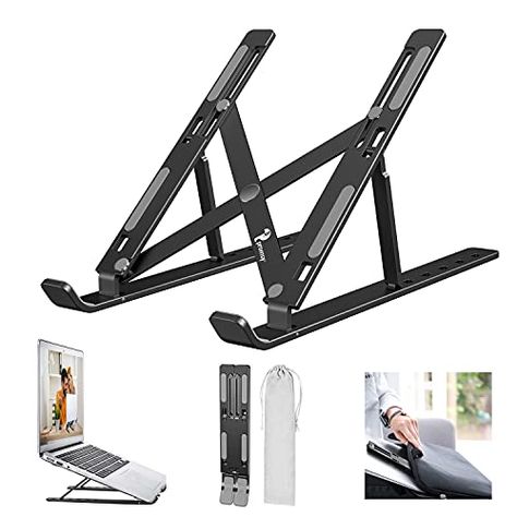 Proffisy Laptop Tabletop Stand for Desk, Laptop Holder Adjustable Ergonomic Portable Aluminum Stand for Table Laptop Raiser 6 Angles Anti-Slip Computer Stand Compatible for 9-15.6 Inch Laptops, Black Check more at https://productsoffer.in/proffisy-laptop-tabletop-stand-for-desk-laptop-holder-adjustable-ergonomic-portable-aluminum-stand-for-table-laptop-raiser-6-angles-anti-slip-computer-stand-compatible-for-9-15-6-inch-laptops-black/ Republic Day Sale, Laptop Stand For Desk, Adjustable Laptop Stand, Fix Your Posture, Laptop Holder, Computer Stand, Laptop Desk, Laptop Stand, Ipad Air 2