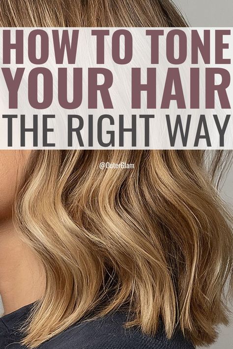 Whether you're battling brassiness or aiming for a subtle shade shift, mastering the art of hair toning is essential. If you want to achieve salon-worthy results and maintain your hair's vibrancy, this article is your ultimate guide. Learn the step-by-step process for toning your hair like a pro, from choosing the right toner to application techniques that ensure beautiful, balanced color. Root Smudge Blonde Formula Wella, Foiling Your Own Hair At Home, Toner For Balayage Hair, Get Brassy Tones Out Of Hair, Toner Brunette Hair, Hair Color For Beginners, Brown Toner For Hair, Toner For Blonde Hair Wella, Toner For Caramel Highlights